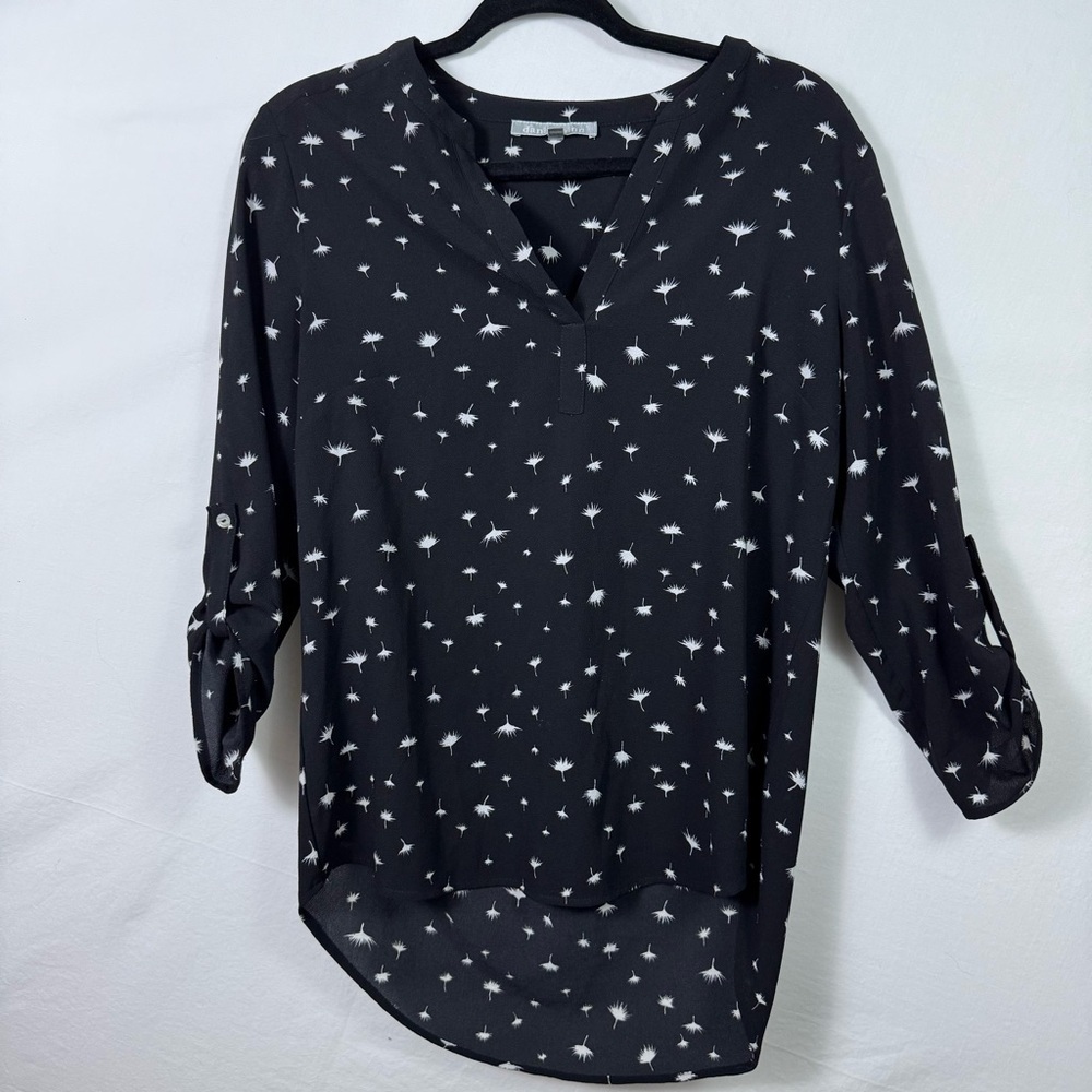 Daniel Rainn Black and White Blouse Women’s Size S